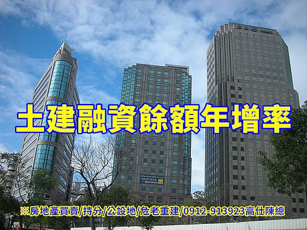 土建融資餘額年增率(示意圖) 土建融資餘額年增率(示意圖)