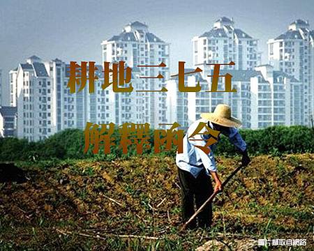 耕地375解釋函令(示意合成照)