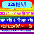 2023年329檔期全省推案量(示意圖)