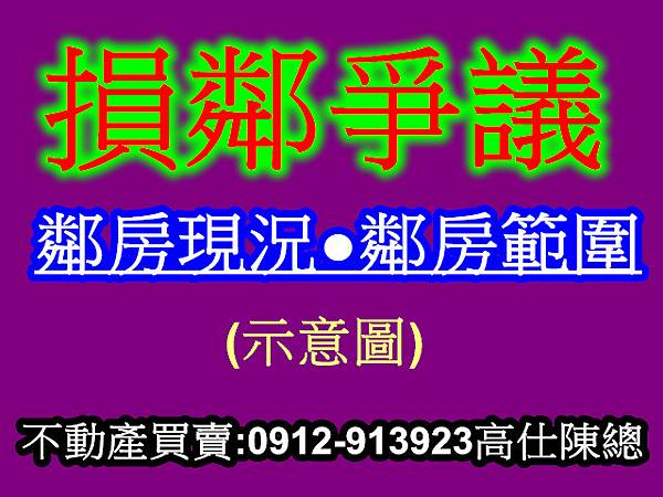 損鄰爭議(示意圖)