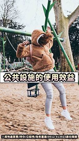 公共設施的使用效益(示意圖) 公共設施的使用效益(示意圖)