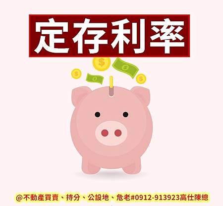 定存利率(示意圖) 定存利率(示意圖)