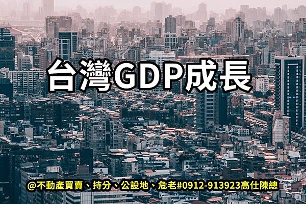 台灣GDP成長(示意圖)