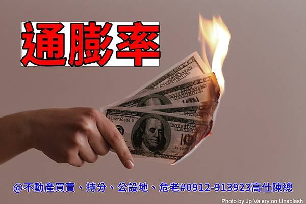 通膨率(示意圖) 通膨率(示意圖)