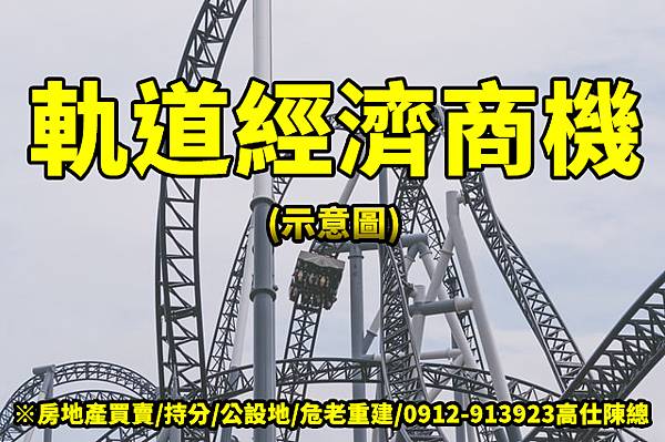 軌道經濟商機(示意圖) 軌道經濟商機(示意圖)