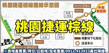 桃園捷運棕線(示意圖) 桃園捷運棕線(示意圖)