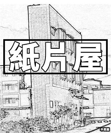 紙片屋(示意圖)
