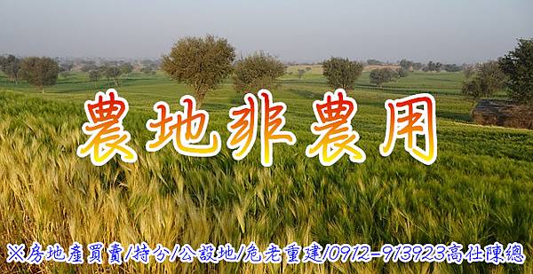 農地非農用(示意圖) 農地非農用(示意圖)