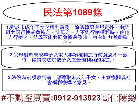 民法第1089條(110年1月20日)