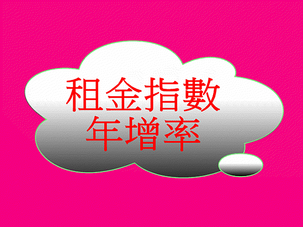 租金指數年增率