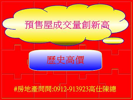 預售屋成交量創新高