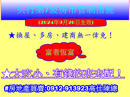 央行第7波房市管制措施態勢分析 央行第7波房市管制措施態勢分析
