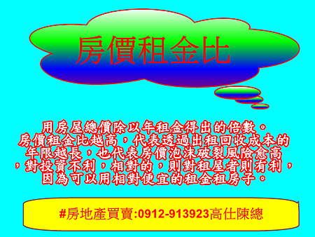 房價租金比 房價租金比