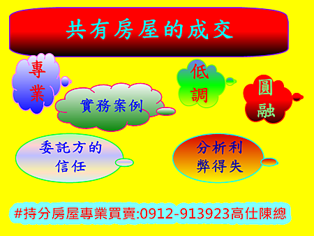 共有房屋的成交 共有房屋的成交