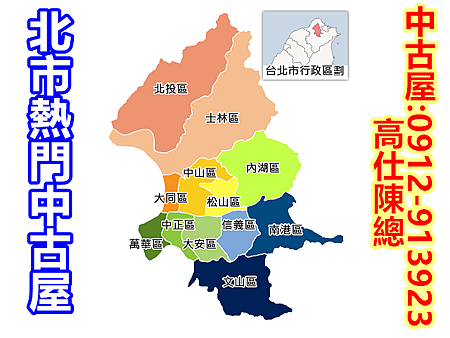 北市熱門中古屋 北市熱門中古屋