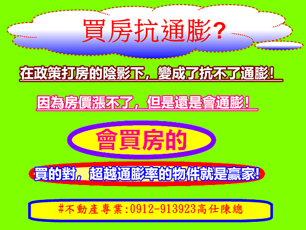買房抗通膨