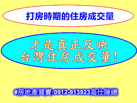 打房時期的住房成交量