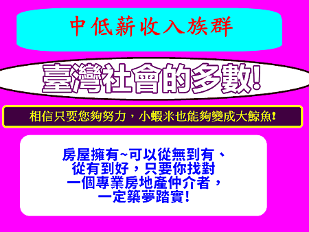 中低薪收入族群 中低薪收入族群