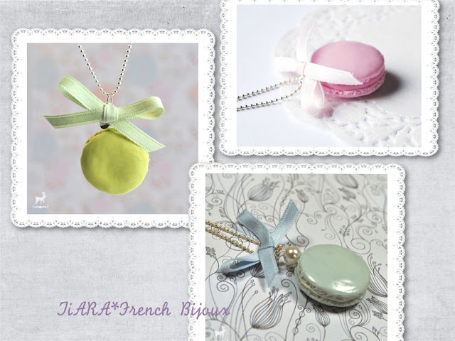 macarons necklace 42a