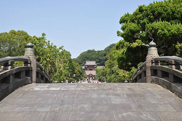 遠眺鶴岡八幡宮