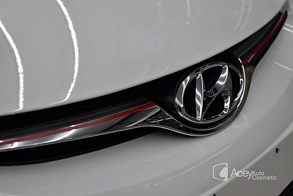 亞色專業汽車美容_elantra 拋光除紋美容_全車石英鍍膜