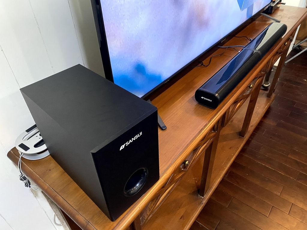IMG_6156.jpg SANSUI 山水 2.1聲道 分離式重低音藍牙聲霸(SOUNDBAR) SSB-255