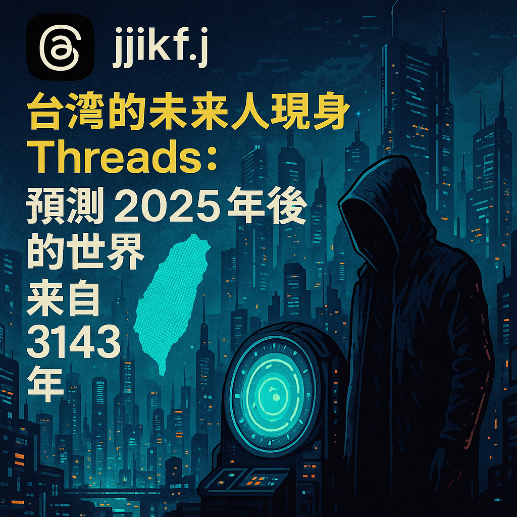 台灣的未來人現身 Threads:jjjkf.j 預測 20 台灣的未來人現身 Threads:jjjkf.j 預測 20