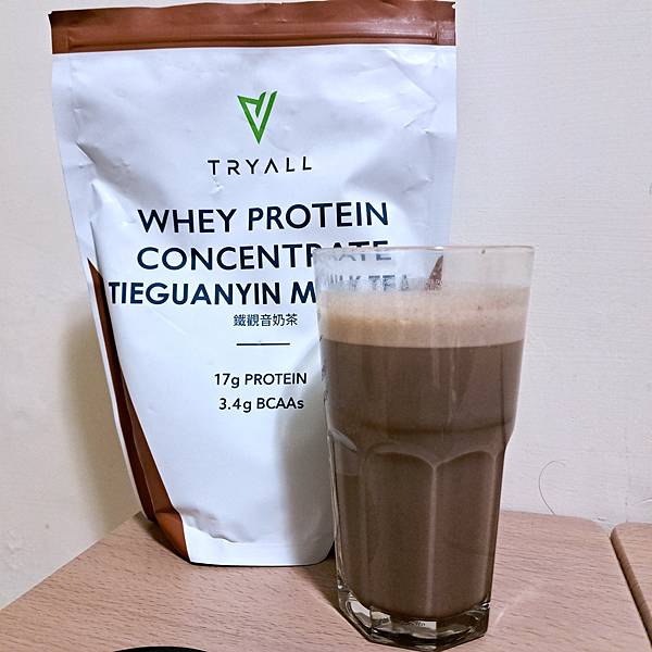 開箱Tryall濃縮乳清蛋白 四種口味心得分享