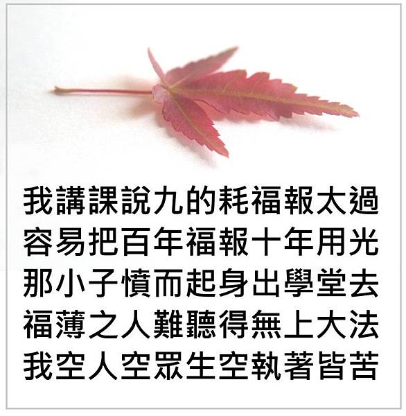 0好個紅葉