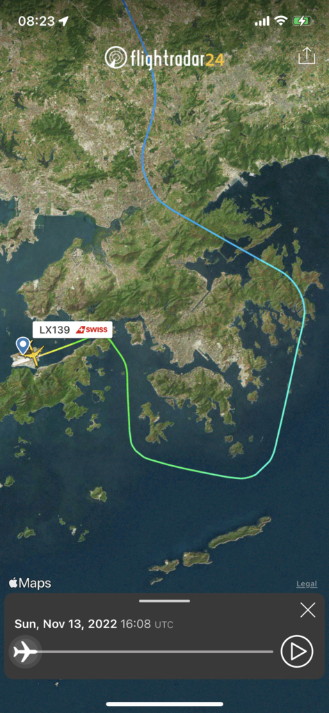 『瑞士航空/經濟艙』LX139 HKG-ZRH 好久不見～老