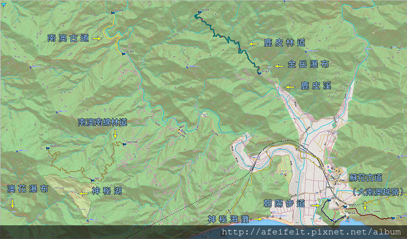 003、南澳地區路線圖