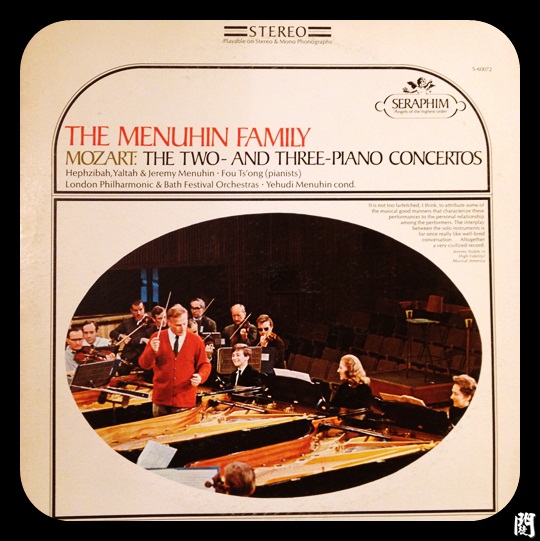 Menuhin Family Yehudi Mozart 2 & 3 Piano Concerto vinyl 1