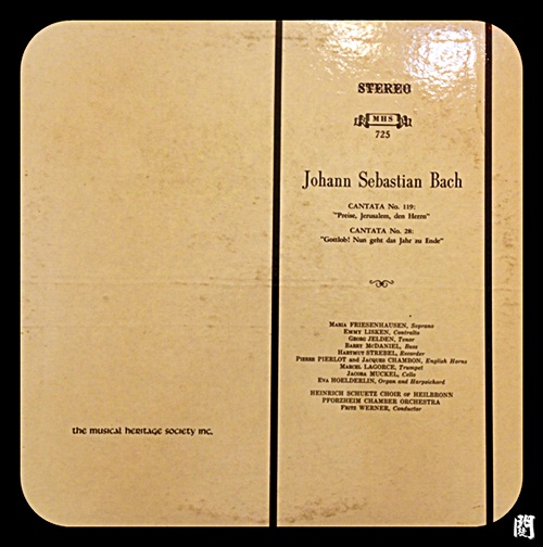 是是誰D+聽黑膠00098：Johann Sebastian Bach Cantata No. 119 Cantata No. 28 Vinyl 1991 1