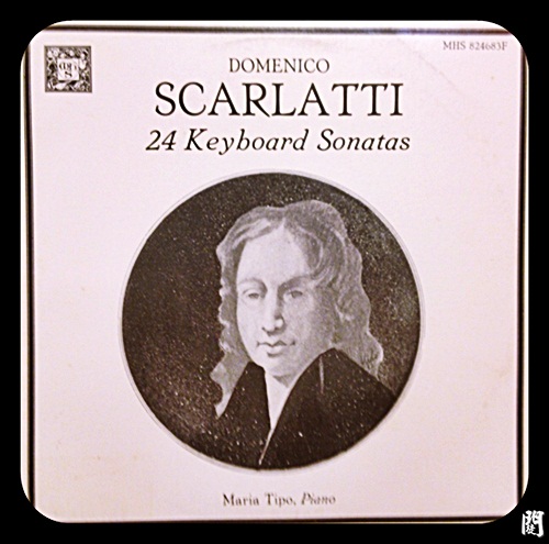 是是誰D+聽黑膠00101：Domenico Scarlatti 24 Keyboard Sonatas Maria Tipo Piano Vinyl 1982 1