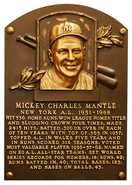 mickey mantle (baseballhall)