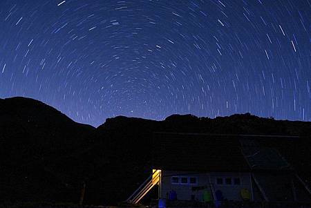 南湖的星空，閃耀。