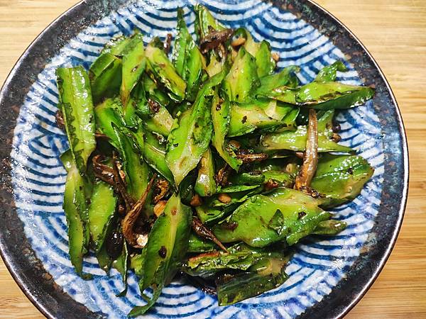[食譜] 江魚仔豆豉清炒翼豆