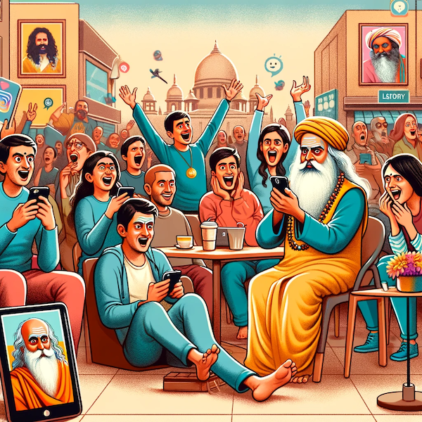 薩古魯面對4000萬訂閱YouTuber CarryMina