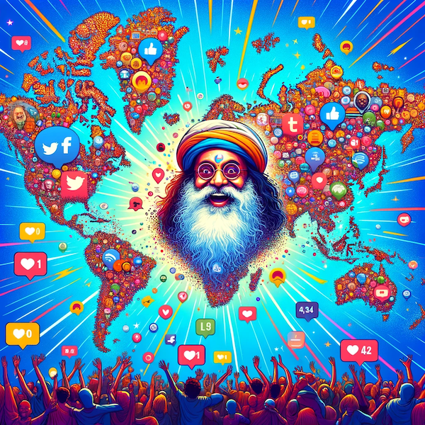 薩古魯面對4000萬訂閱YouTuber CarryMina