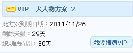 還可以當多久的VIP