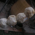 96年鶯歌陶瓷博物館附近吃的烤丸子