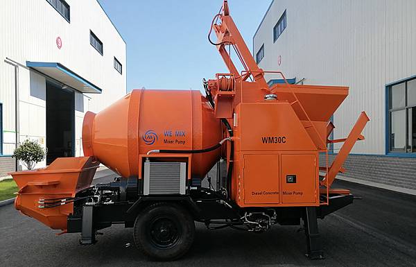 ABJZ30C Diesel Concrete Mixer Pump  to Nepal.jpg