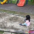 2018/01/25 下午帶泡芙去幼兒園玩沙