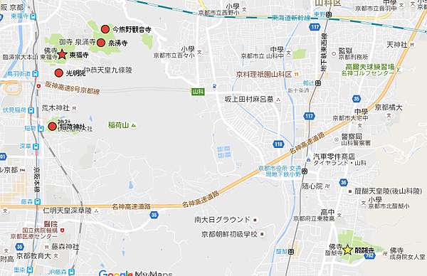 京都景點介紹18 伏見區 山科區 今熊野觀音寺 泉湧寺 東福寺 光明院 伏見稻荷大社 醍醐寺 毘沙門堂門跡 山科疏水道 Airainjoey S Bridge Others 痞客邦