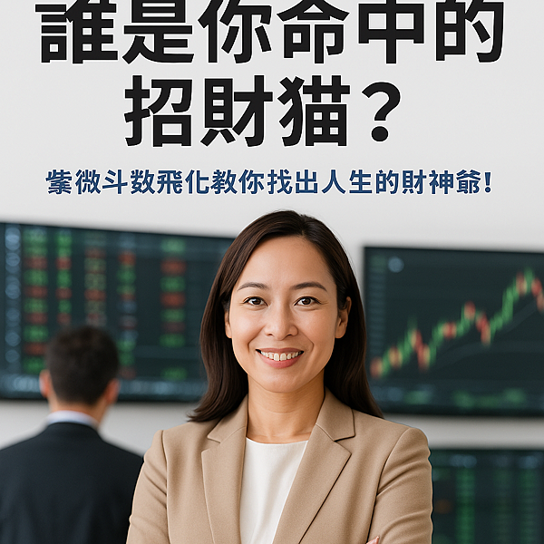 誰是你命中的招財貓？紫微斗數飛化教你找出人生的財神爺！