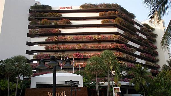 Marriott酒店好花意好美