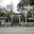 坂井神社の前を通りました。