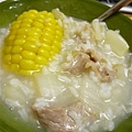今天身體不適所以我煮了粥,很好吃.JPG