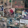 他的名字叫AKI RA, 這些都是他清地雷的圖片