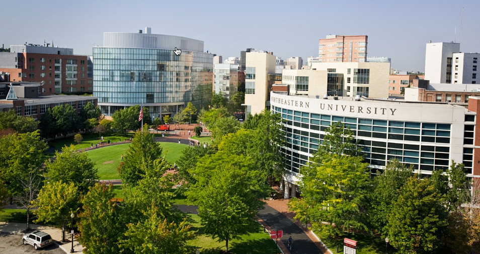 波斯顿东北大学图片